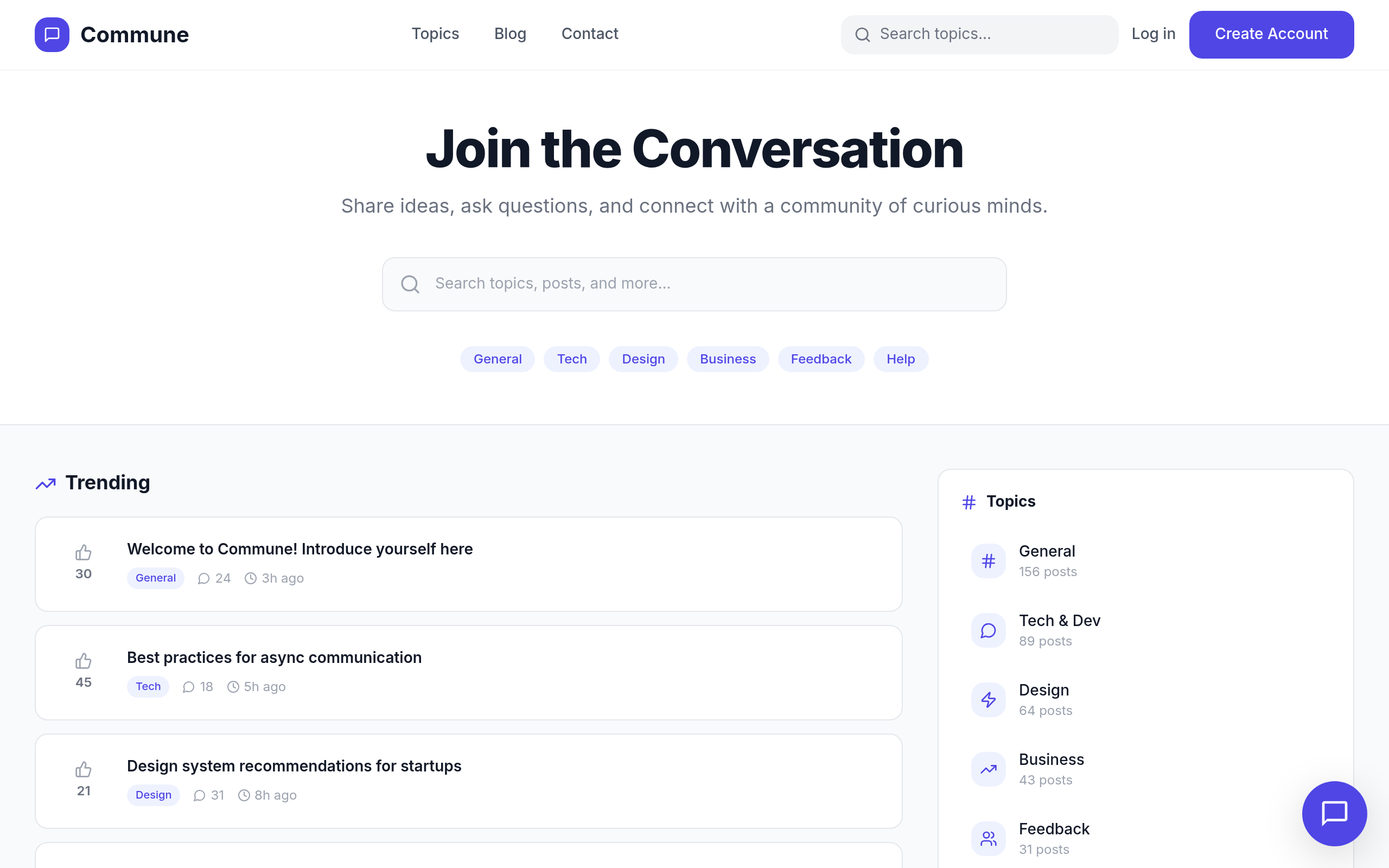 Community Forum